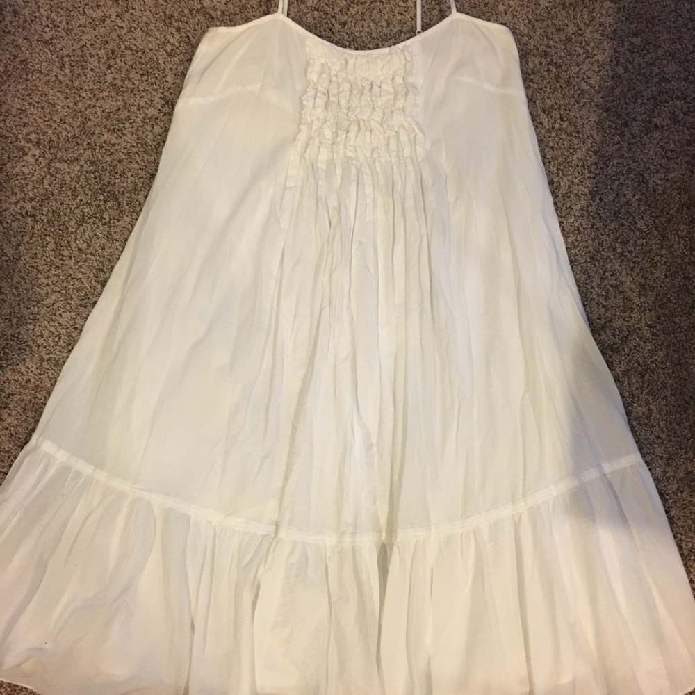 White layered dress Gap sz 14